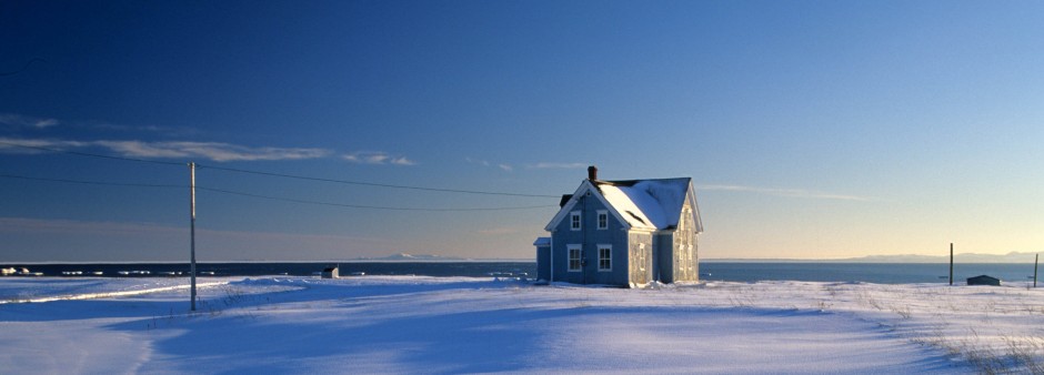 Maison en hiver, Îles de la Madeleine Maison en hiver, Îles de la Madeleine