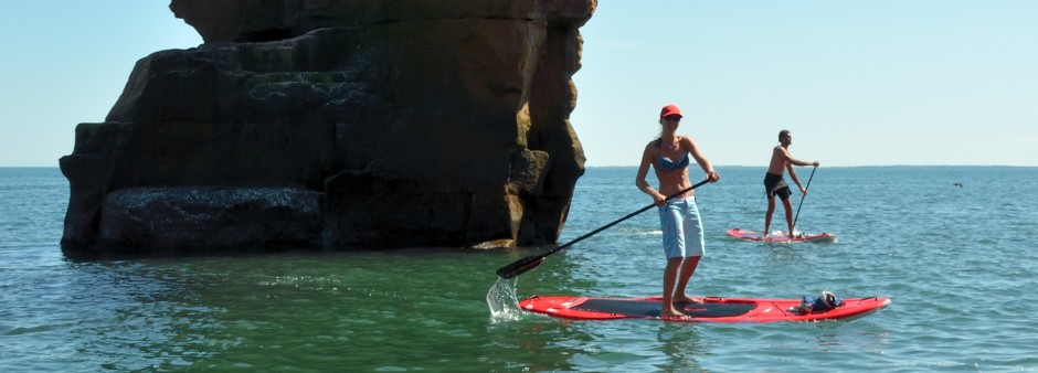 SUP aux Îles de la Madeleine