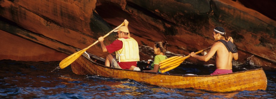 Canot aux Îles de la Madeleine