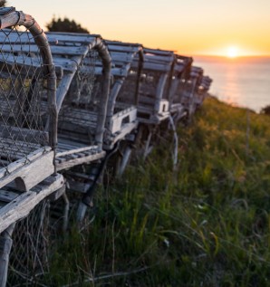 Dans les bottes d'un pêcheur de homards