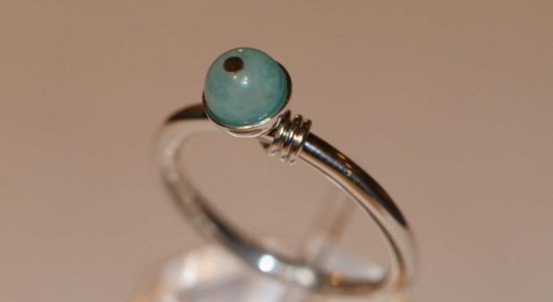 bagues en argent .925 et amazonite