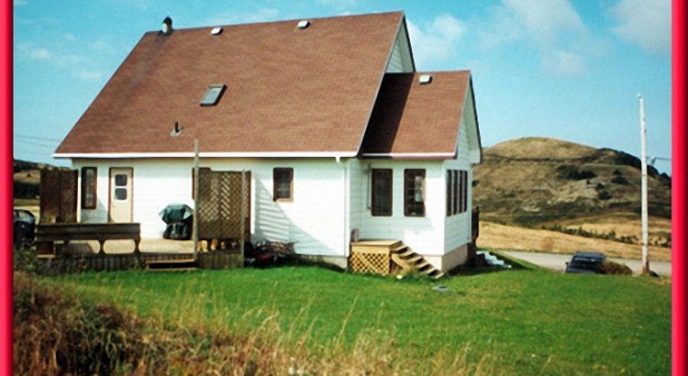 Vue arrière du gîte