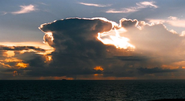 Orage vu de la maison