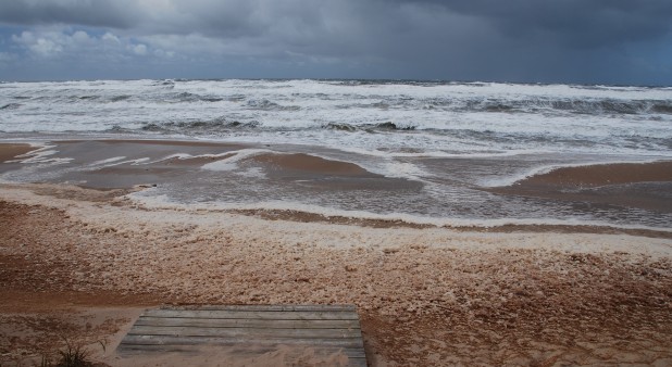 Tempête d'automne, plage de Dune de l\'Ouest