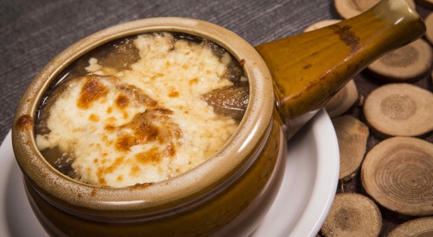 Oignon Soup Au Gratin