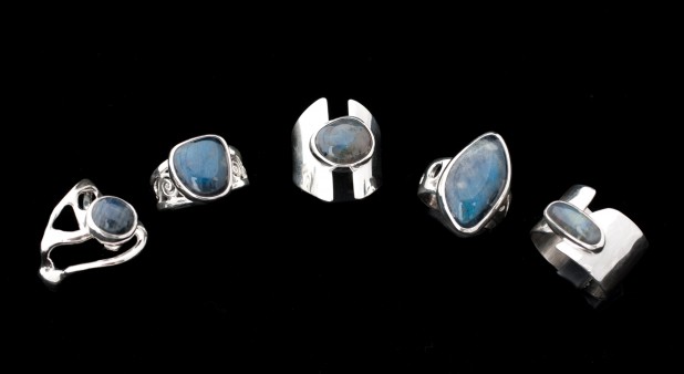 ring labradorites of the island and silver