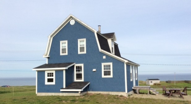 Backview of the house facing the sea