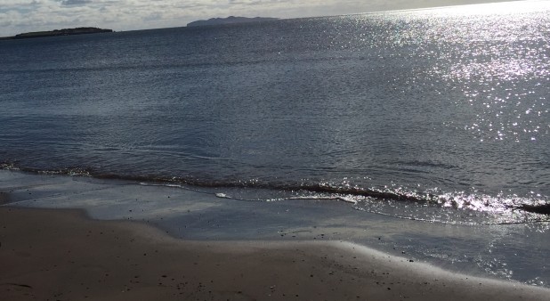 the beach