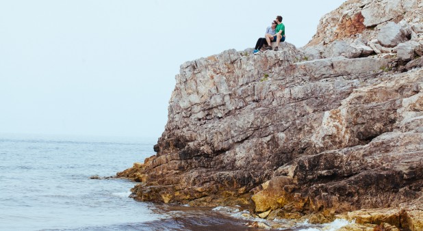 Couple\'s portrait at Brion Island