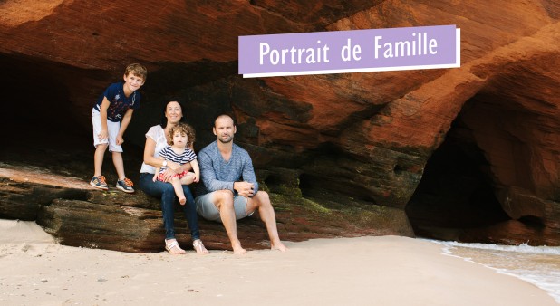 Family portrait in Pointe aux Loups