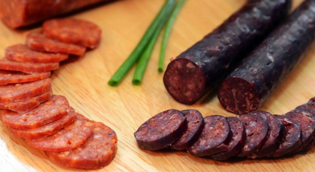 Péperettes de loup-marin et chorizo de sanglier