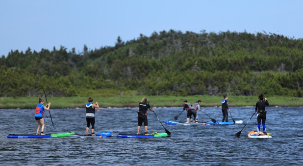 SUP dans le Bassin-aux-Huîtres