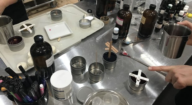 Candle making workshop