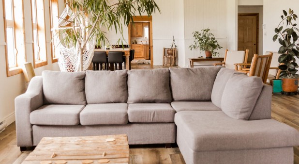 Salon commun divan