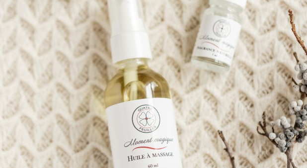 Huile à massage et fragrance