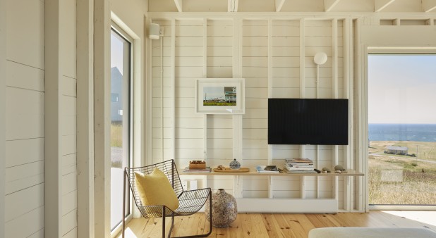 Les Rochers - Architectural house in the Magdalen Islands - Living room