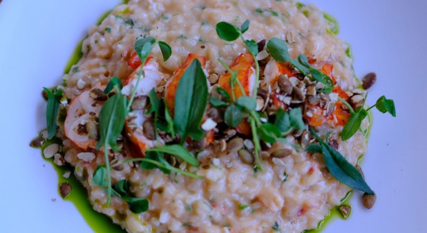 Risotto au homard