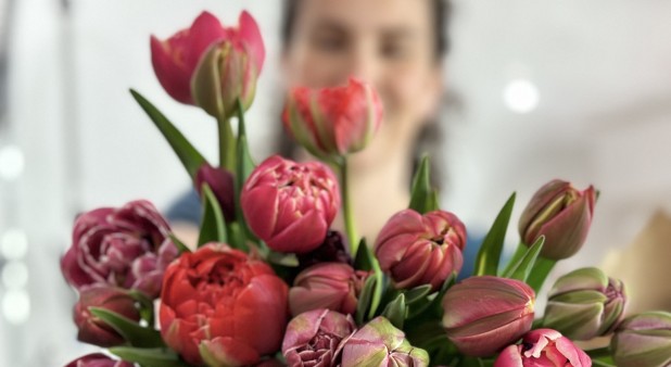 Bouquets de tulipes