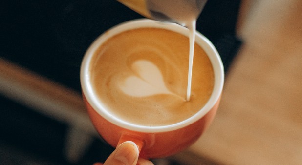 Café Latte au lait d\'avoine à L\'Îlot