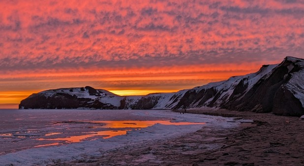 Coucher de soleil Anse à la cabane