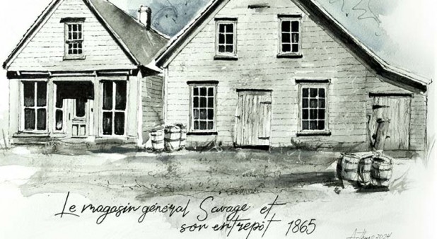 Savage\'s house, watercolor
