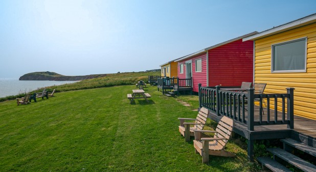 Une vue imprenable sur la mer, directement depuis votre chalet au Navigateur Millerand.