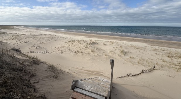 Accès direct à la plage