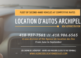 Location d'autos Archipel