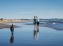 Couple\'s portrait at the Corfu beach