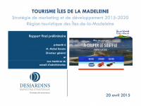 Stratégie de développement et de marketing 2015-2020