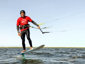 Hydrofoil kitesurf lessons