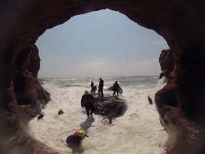 Excursion dans les grottes