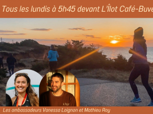 Course et café le lundi matin