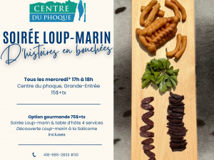 Soirée loup-marin | D'histoires en bouchées