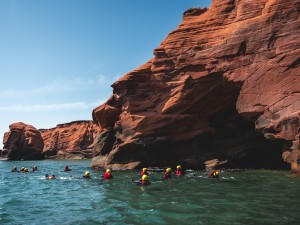 Excursion dans les grottes