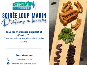 Soirée loup-marin | D'histoires en bouchées