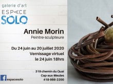 Annie Morin peintre-sculpteure à l'Espace Solo