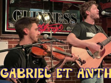 Gabriel Leblanc et Anthony Turbide