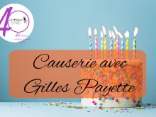 40 years of La Méduse: Conference by Gilles Payette!