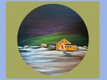 Vernissage de l'exposition Entre ciel et mer par Caroline Lapierre