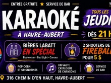 Les Jeudis Karaoké à Havre-Aubert