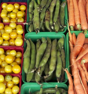 Fruits and Vegetables for sale