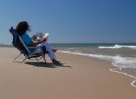 Sit back and relax, Pointe-aux-Loups beach