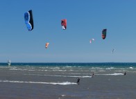 Kitesurf at Pointe-aux-Loups