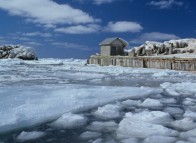 Quai de Pointe-aux-Loups en hiver