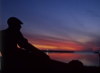 Fishermen statue, L'Étang-du-Nord, Îles de la Madeleine