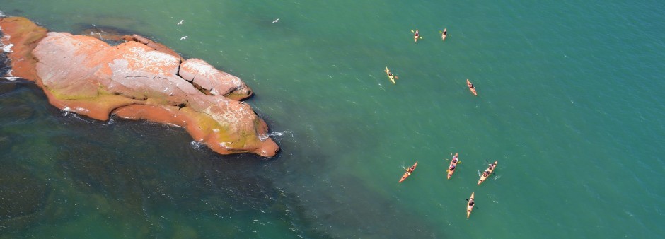 Kayaking in Îles de la Madeleine