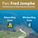 Kitesurfing and windsurfing zone