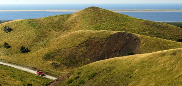 Camion rouge - Îles de la Madeleine