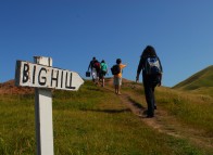 Pancarte Big Hill - Île d'Entrée